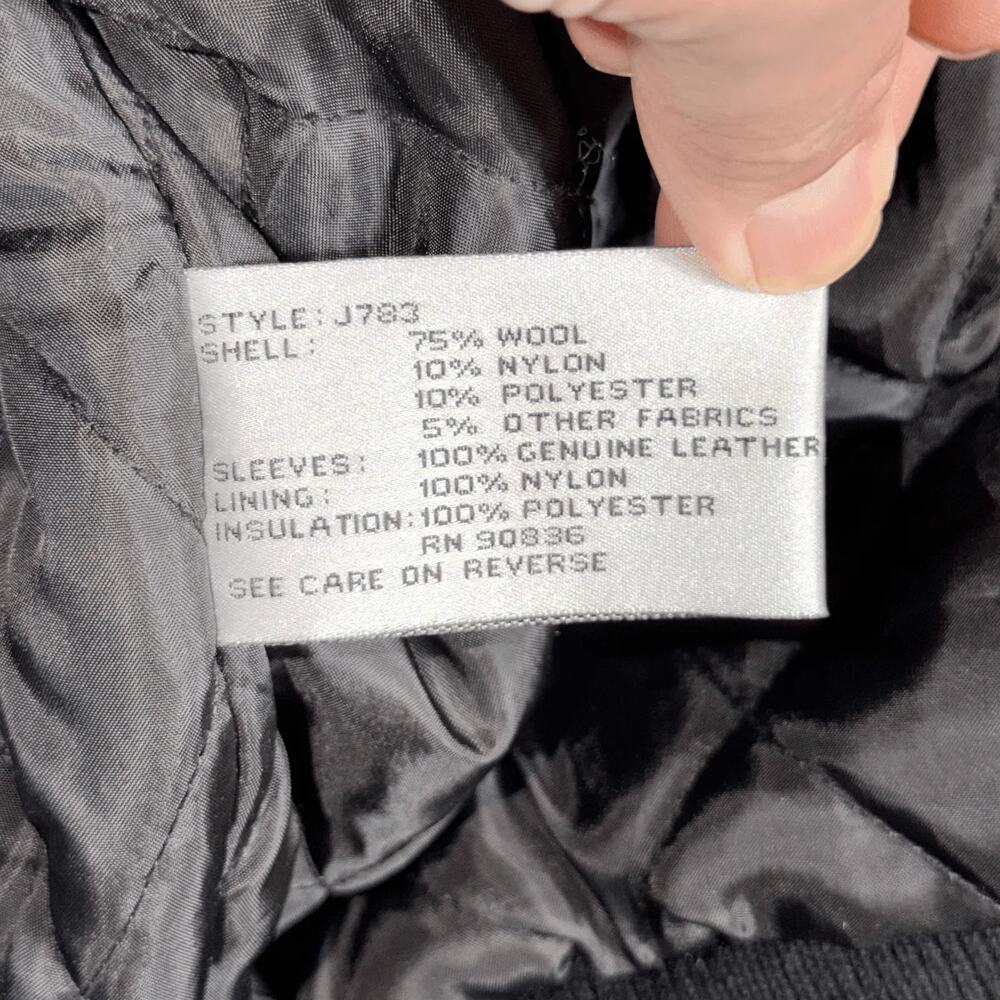 Rare Blackie Gejeian Fresno Autorama 2009 Mens Varsity Jacket XL Wool Leather - Picture 5 of 10